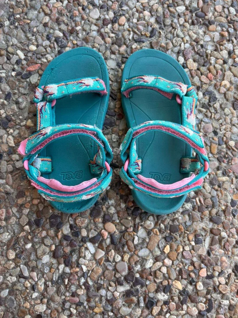 Teva Kids Teal Sandals Size 9 Child